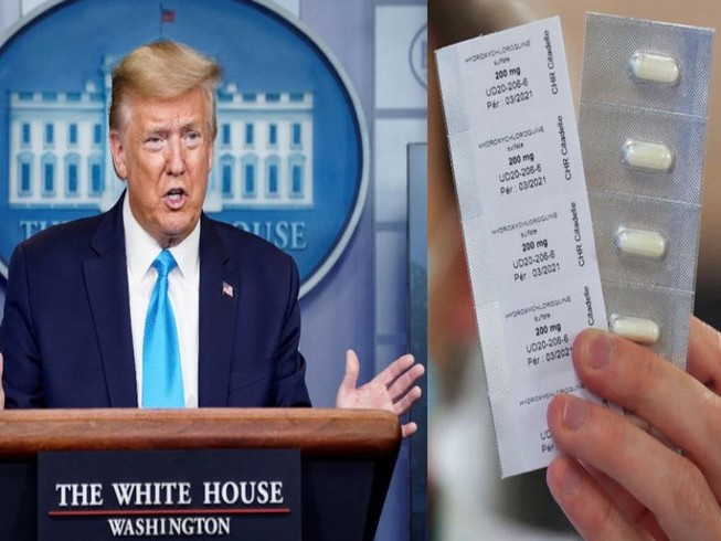 Tổng thống Donald Trump tiết lộ ông đang dùng Hydroxychloroquine như một phương pháp chống lại virus SARS-CoV-2.