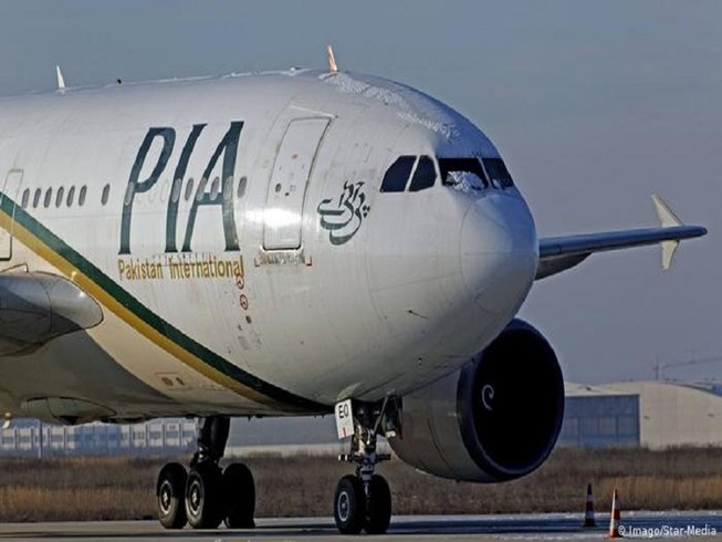 Một máy bay của hãng hàng không quốc tế Pakistan (PIA). Ảnh: DW/ STARMEDIA