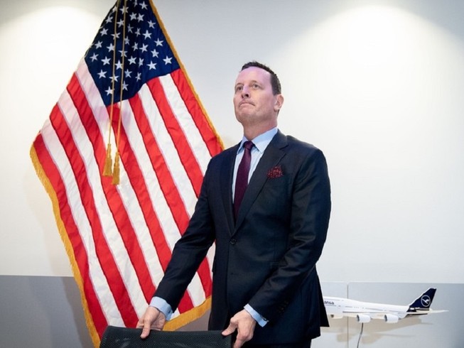 Ông Richard Grenell, người đang giữ chức Đại sứ Mỹ tại Đức và quyền Giám đốc Tình báo quốc gia Mỹ. Ảnh: GLOBAL LOOK PRESS
