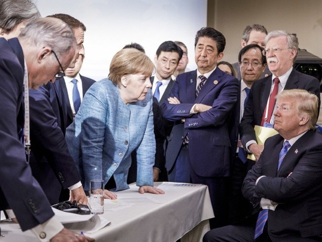 Quang cảnh kỳ thượng đỉnh G7 ở Canada hồi tháng 6-2018. Ảnh: REUTERS
