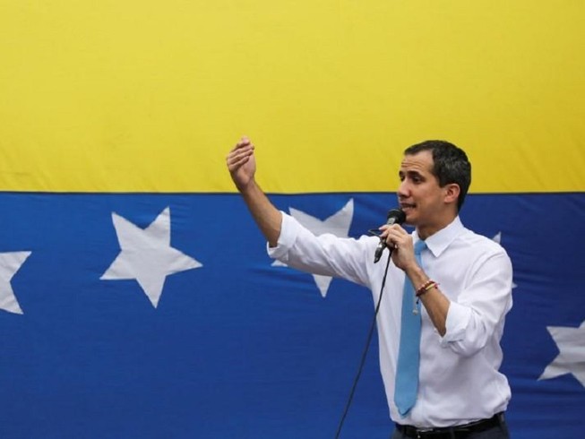 Thủ lĩnh phe đối lập Venezuela Juan Guaido - người được EU công nhận là Chủ tịch Quốc hội Venezuela. Ảnh: REUTERS