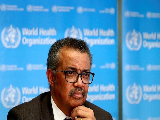 Tổng Giám đốc WHO Tedros Adhanom Ghebreyesus nói dịch vẫn ‘còn lâu mới hết’ dù đã bùng phát sáu tháng. Ảnh: REUTERS