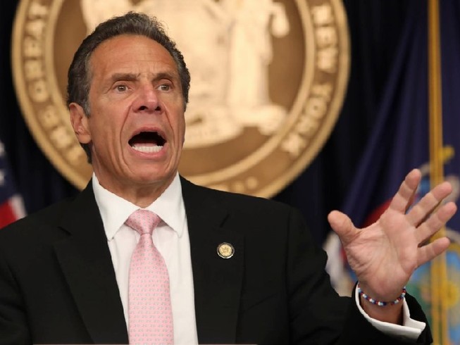 Thống đốc bang New York Andrew Cuomo. Ảnh: NYPOST