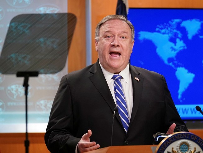 Ngoại trưởng Mỹ Mike Pompeo. Ảnh: REUTERS