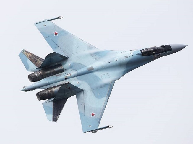 Một máy bay chiến đấu Su-35 của Không quân Nga. Ảnh: TASS