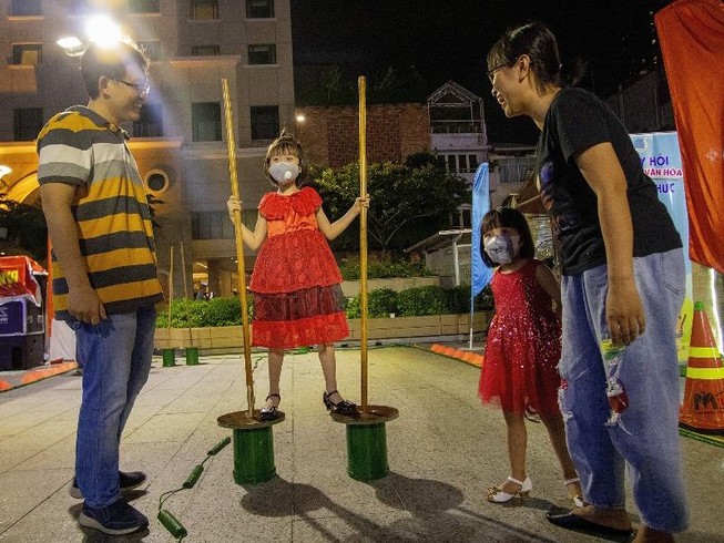 Tưng bừng Ngày hội gia đình trên phố đi bộ Nguyễn Huệ
