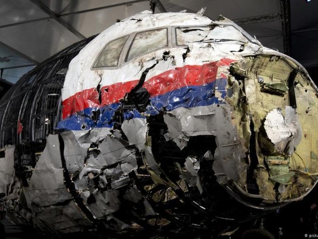 Máy bay MH-17 của hãng hàng không Malaysia Airlines bị bắn hạ vào năm 2014.