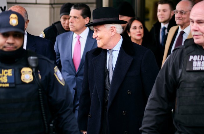 Cựu cố vấn Roger Stone, Ảnh: THE NEW YORK TIMES
