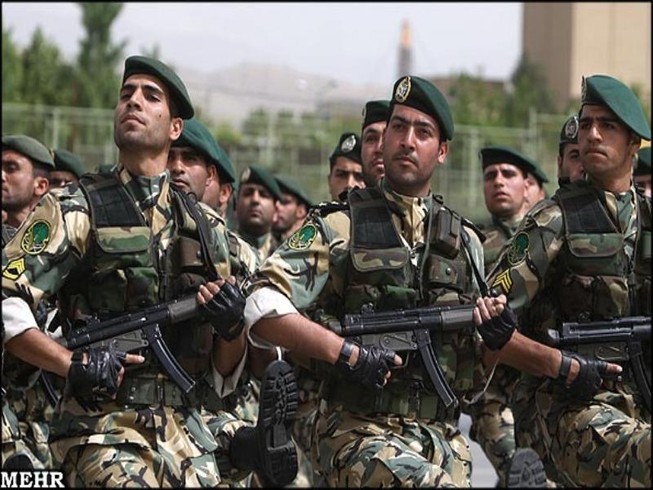 Lực lượng quân đội Iran. Ảnh: MEHR.