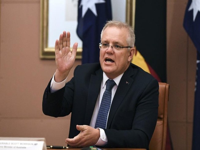 Thủ tướng Úc Scott Morrison. Ảnh: AP