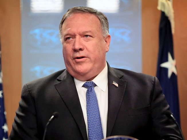 Ngoại trưởng Mỹ Mike Pompeo. Ảnh: REUTERS