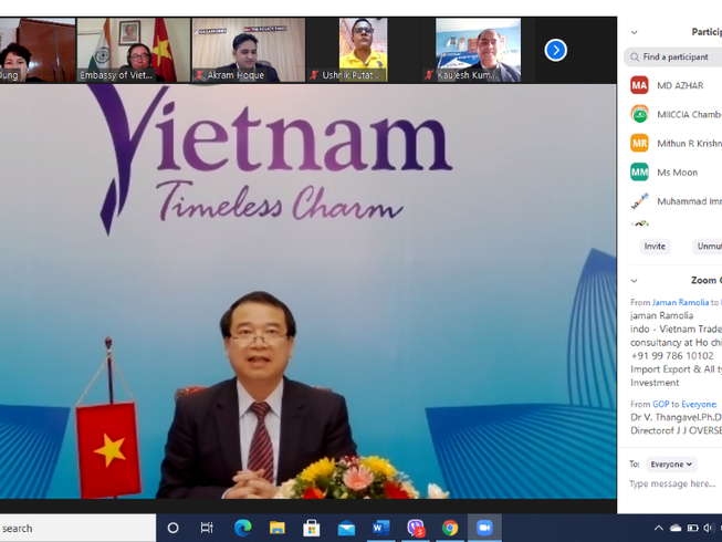 Phó Tổng Cục trưởng Tổng Cục Du lịch Việt Nam Hà Văn Siêu. Ảnh: ĐẠI SỨ QUÁN VIỆT NAM TẠI ẤN ĐỘ
