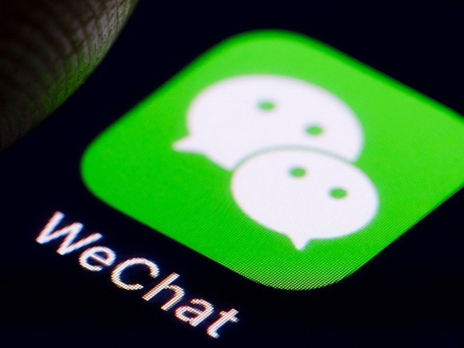Ứng dụng Wechat trên điện thoại cá nhân. Ảnh minh hoạ: CNN