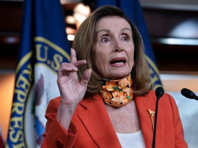 Chủ tịch Hạ viện Mỹ Nancy Pelosi. Ảnh: AP