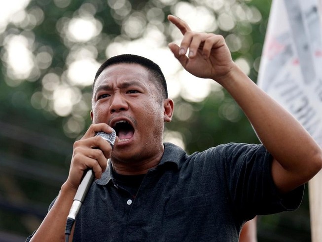 Anh Jatupat “Pai” Boonpattararaksa - một thủ lĩnh của phong trào biểu tình sinh viên ở Thái Lan. Ảnh: REUTERS