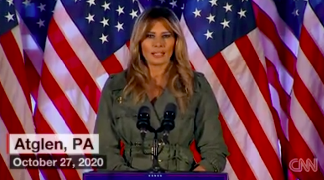 Bà Melania Trump chỉ trích ông Joe Biden và đảng Dân chủ