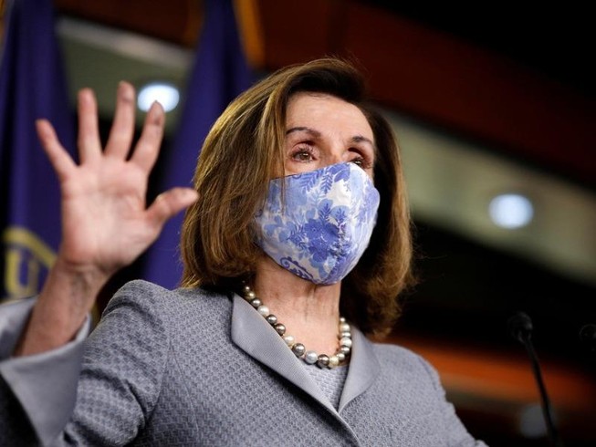 Chủ tịch Hạ viện Nancy Pelosi. Ảnh: REUTERS