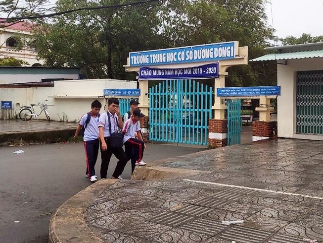 Sở GD Kiên Giang nói lại việc học sinh Phú Quốc được nghỉ học