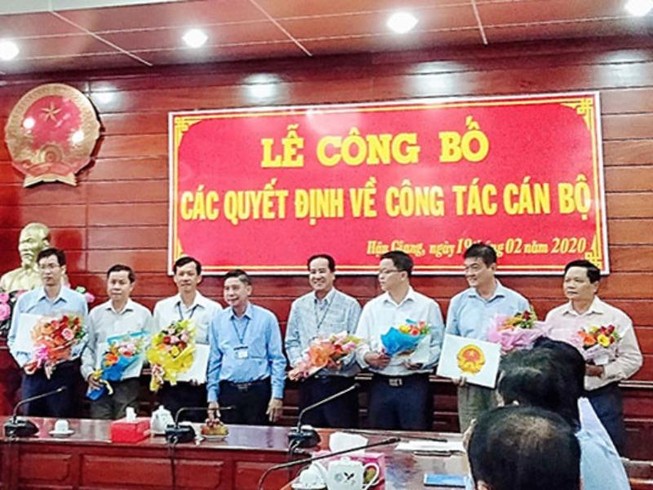 Hậu Giang tái bổ nhiệm nhiều nhân sự chủ chốt