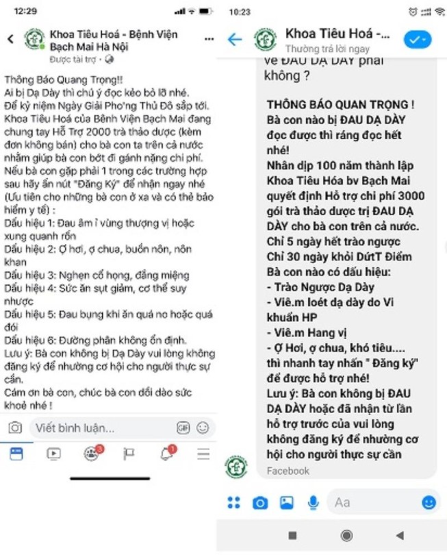Giả danh BV Bạch Mai lừa tiền người bệnh