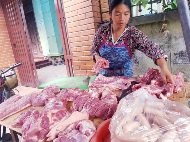 29 tết, giá thịt heo tăng từ 5%-10%