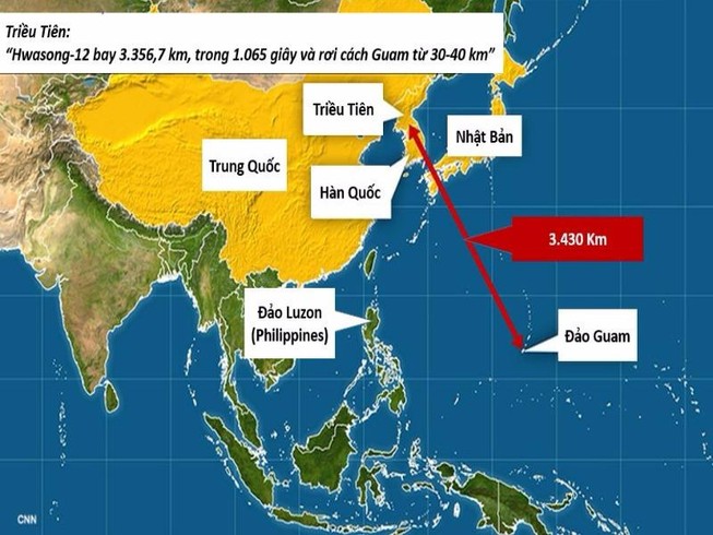 Philippines lo tên lửa Triều Tiên rơi trúng