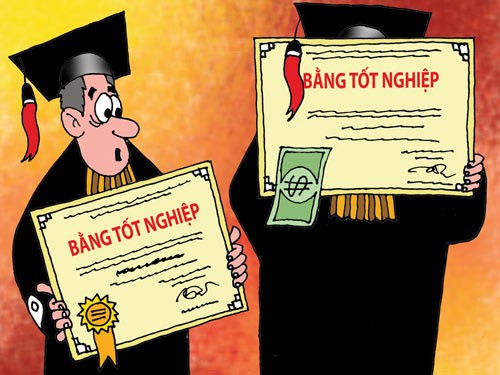 Cảnh cáo trưởng ban tuyên giáo xài bằng giả