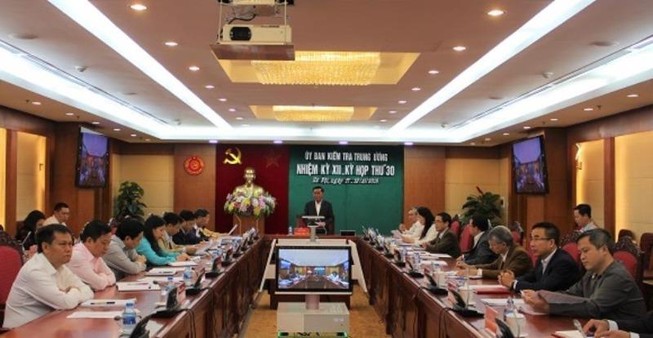 Thông cáo báo chí kỳ họp 30 của Ủy ban Kiểm tra Trung ương