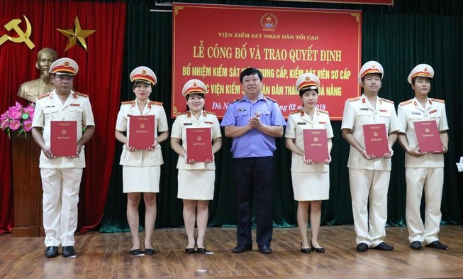 Bổ nhiệm kiểm sát viên trung cấp, sơ cấp tại Đà Nẵng