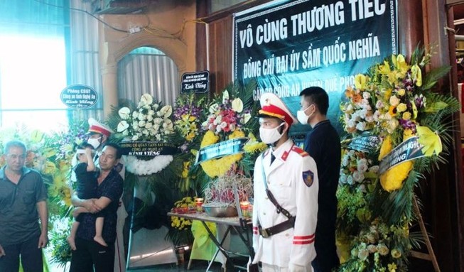 Truy điệu đại úy cảnh sát 29 tuổi hy sinh khi bắt tội phạm