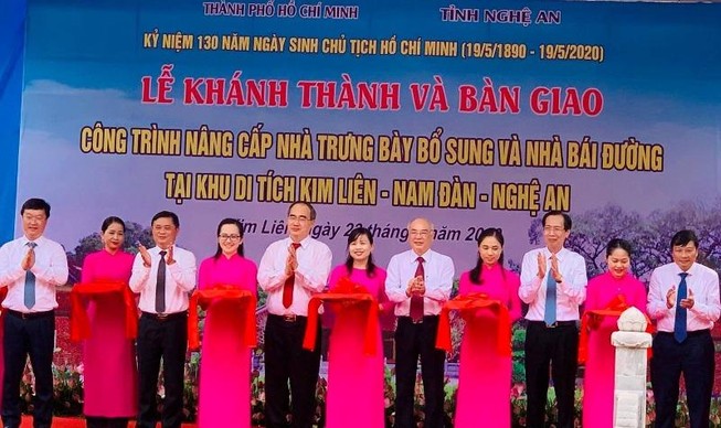 TP.HCM và Nghệ An khánh thành 2 công trình ở quê hương Bác