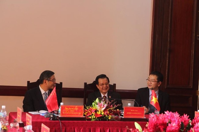 Chánh án Tòa án Tối cao Trung Quốc thăm TAND TP.HCM