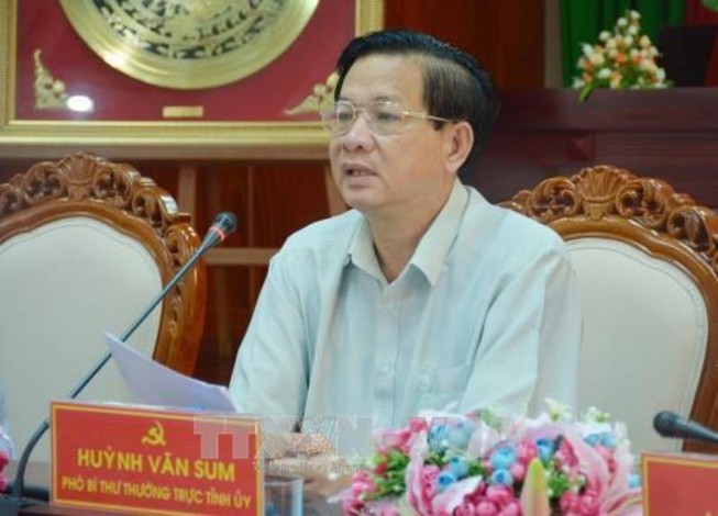 ông Huỳnh Văn Sum – Phó Bí thư thường trực Tỉnh ủy Sóc Trăng , ảnh TTXVN
