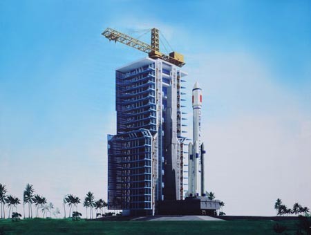 Trung Quốc gần hoàn tất trạm phóng vệ tinh đảo Hải Nam