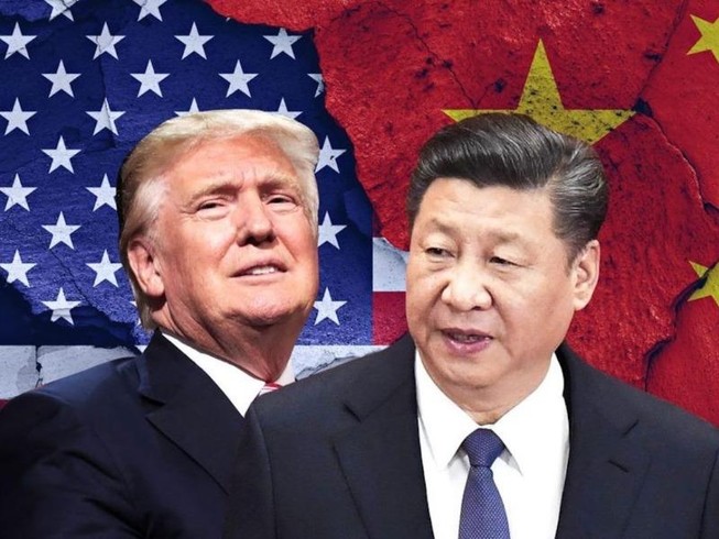 Tổng thống Mỹ Donald Trump (trái) và Chủ tịch Trung Quốc Tập Cận Bình đang đứng trước xung đột Mỹ-Trung đầy cam go. Ảnh: AP
