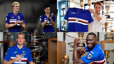 Ý: Thêm 4 cầu thủ Sampdoria và bác sĩ dương tính với COVID-19