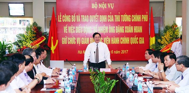 Ông Đặng Xuân Hoan làm Giám đốc Học viện Hành chính QG