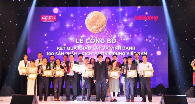 Vinamilk tiếp tục nhận giải thưởng Tin và dùng