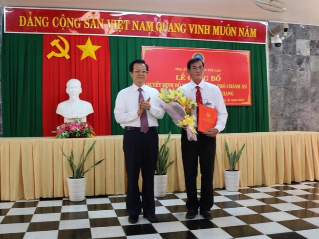 TAND Tối cao bổ nhiệm nhân sự mới
