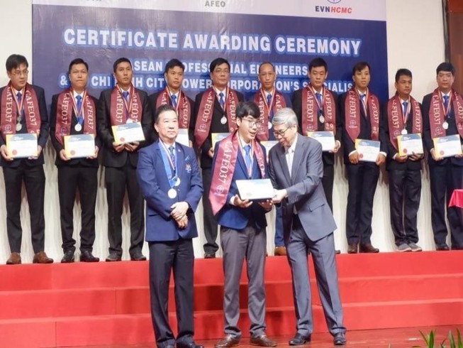 Ngành điện có thêm 70 kỹ sư chuyên nghiệp ASEAN