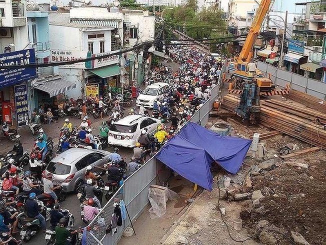 Ngưng thi công các công trình giao thông ở TP.HCM trong 2 ngày