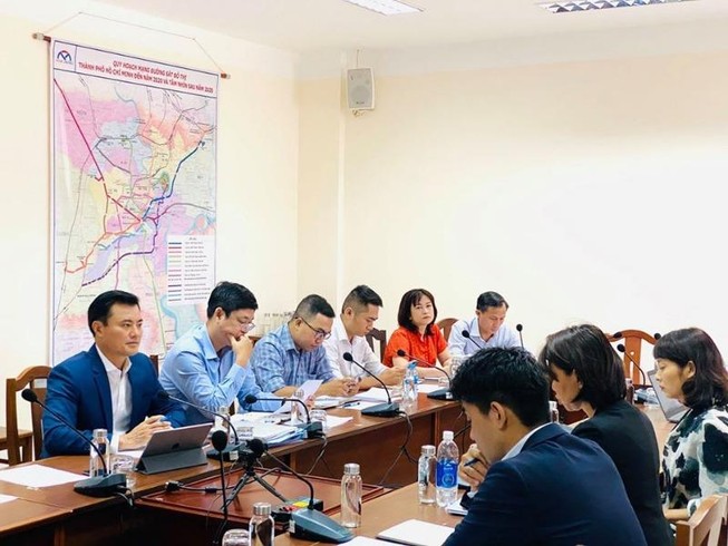 JICA kiểm tra tiến độ thực hiện tuyến metro số 1