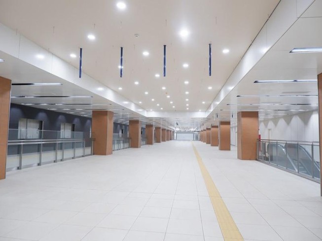 Hoàn thành tầng B1 ga Nhà hát Thành phố tuyến metro số 1