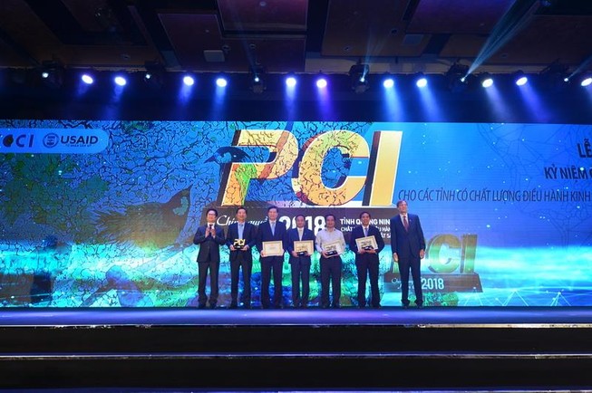 Phòng thương mại và công nghiệp Việt Nam (VCCI) vừa công bố báo cáo PCI 2018. Ảnh: C.L