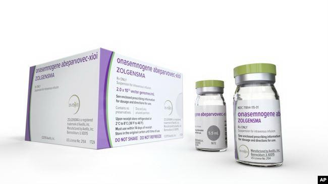 Hộp thuốc có giá trị 2,125 triệu USD để chữa căn bệnh teo cơ cột sống SMA