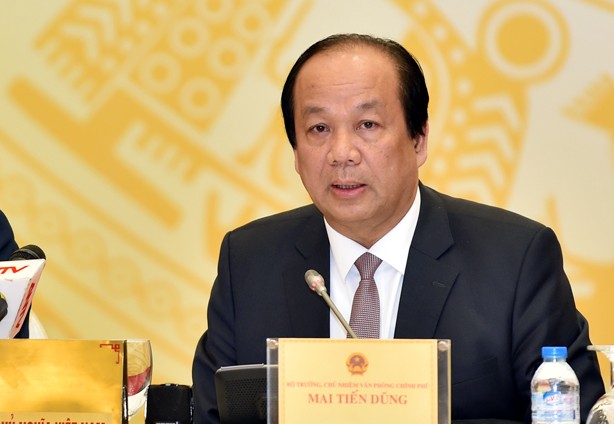 Bộ trưởng, Chủ nhiệm Văn phòng Chính phủ Mai Tiến Dũng.