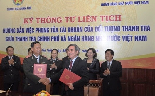 Hướng dẫn việc phong tỏa tài khoản của đối tượng thanh tra