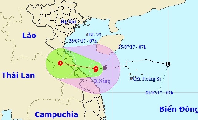 Bão số 4 tăng tốc, họp khẩn để đối phó