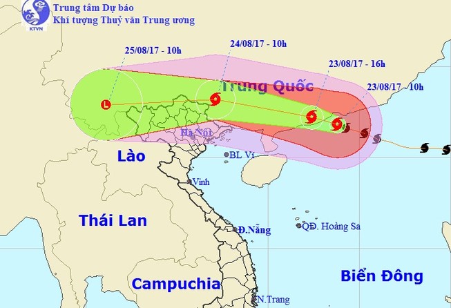 Họp khẩn về bão Hato