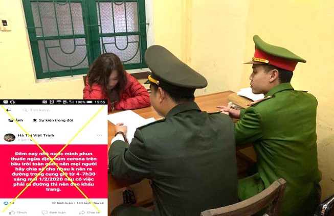 Xử lý cô gái phao tin 'phun thuốc toàn quốc' trên Facebook